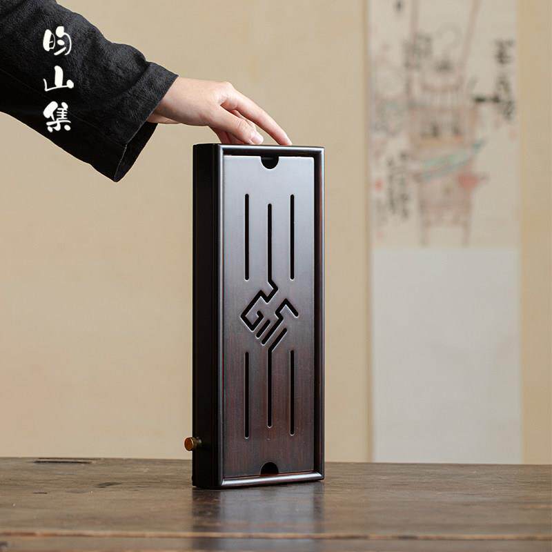 竹小茶盘家台用中式茶具沥禅意托盘水干泡JTO台干湿重两用茶储水