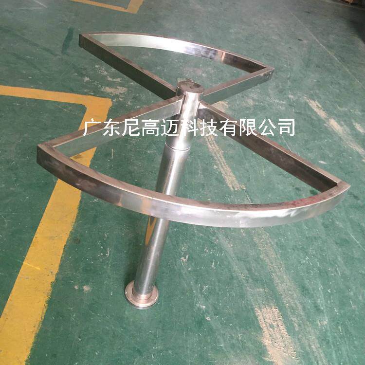 景区车站购票窗口排对一米线高单向门防尾随扇形转闸不锈钢直线门