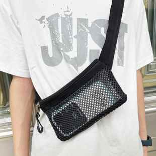 倾听者覆读故事机听力宝袋子儿童镂空透气学习机斜挎腰包学生网纱