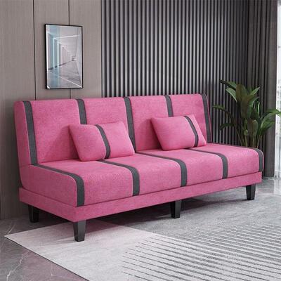 可折叠多沙发两用双人三人功能出简INO易租房卧床室懒人客厅布艺