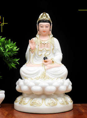 眼光娘娘神像 汉白玉 佛像眼光圣母家用供奉明目元君玉石眼光奶