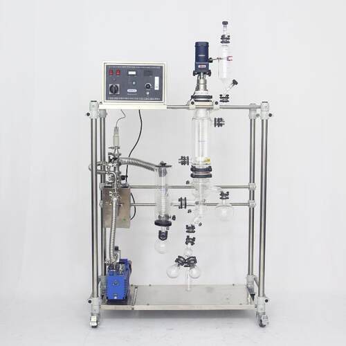 实验室短程分子蒸馏仪莱鑫刮膜蒸发器轻重组分分离器