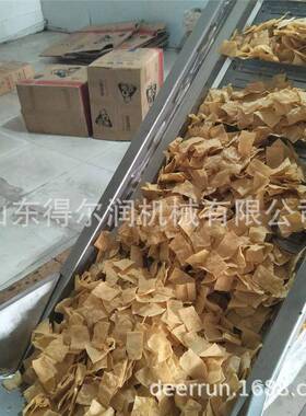 全自动山药片油炸设备 薯片生产油炸锅 杏鲍菇脆油炸机食品油炸机