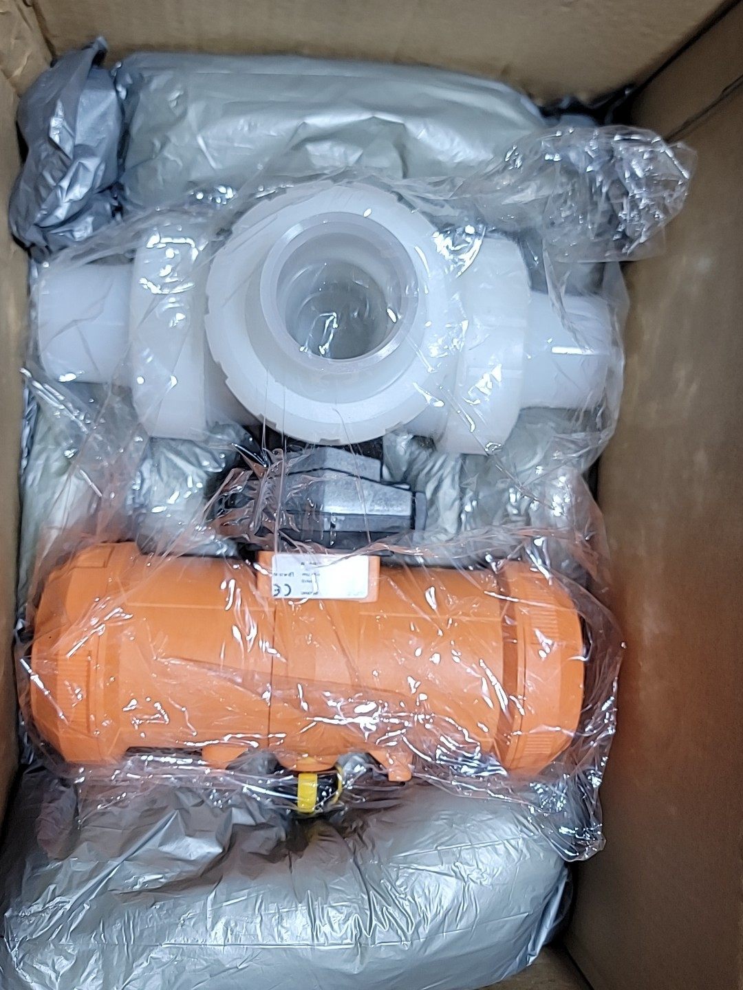 原装进口+GF+乔治费歇尔d50DN40三通球阀，实物拍摄，