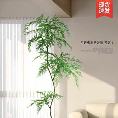 仿真厅绿植件蓝花楹落地盆栽室大型内仿生植LHY—001物客摆轻奢装