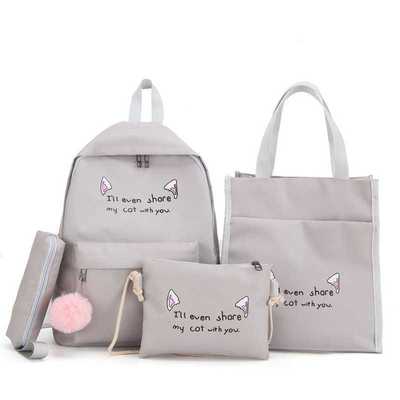 Teen School Bag for Girls Backpack Women Printing Bookbags M