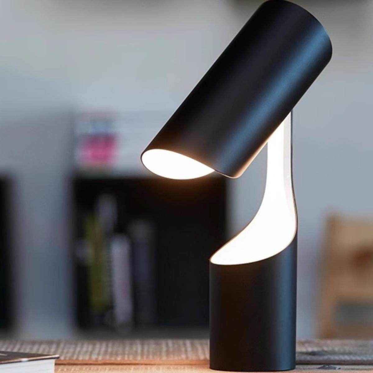 设计师立式可折叠工作室办公灯个性几何铁艺书房卧室客厅艺术台灯