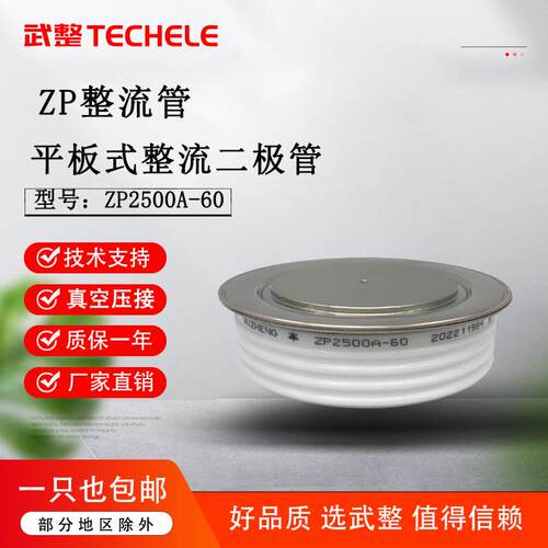 平板式整流管ZP2500A-60变频器大功率整流二极管ZP2500A6000V