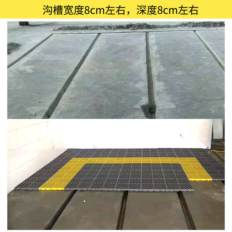 洗车房地格栅洗车格栅塑料拼接地板刷车厂地垫排水网格厂家直销