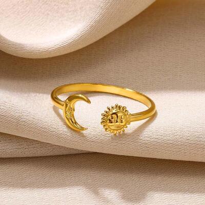 316L Stainless Steel Rings Gold Color Rings