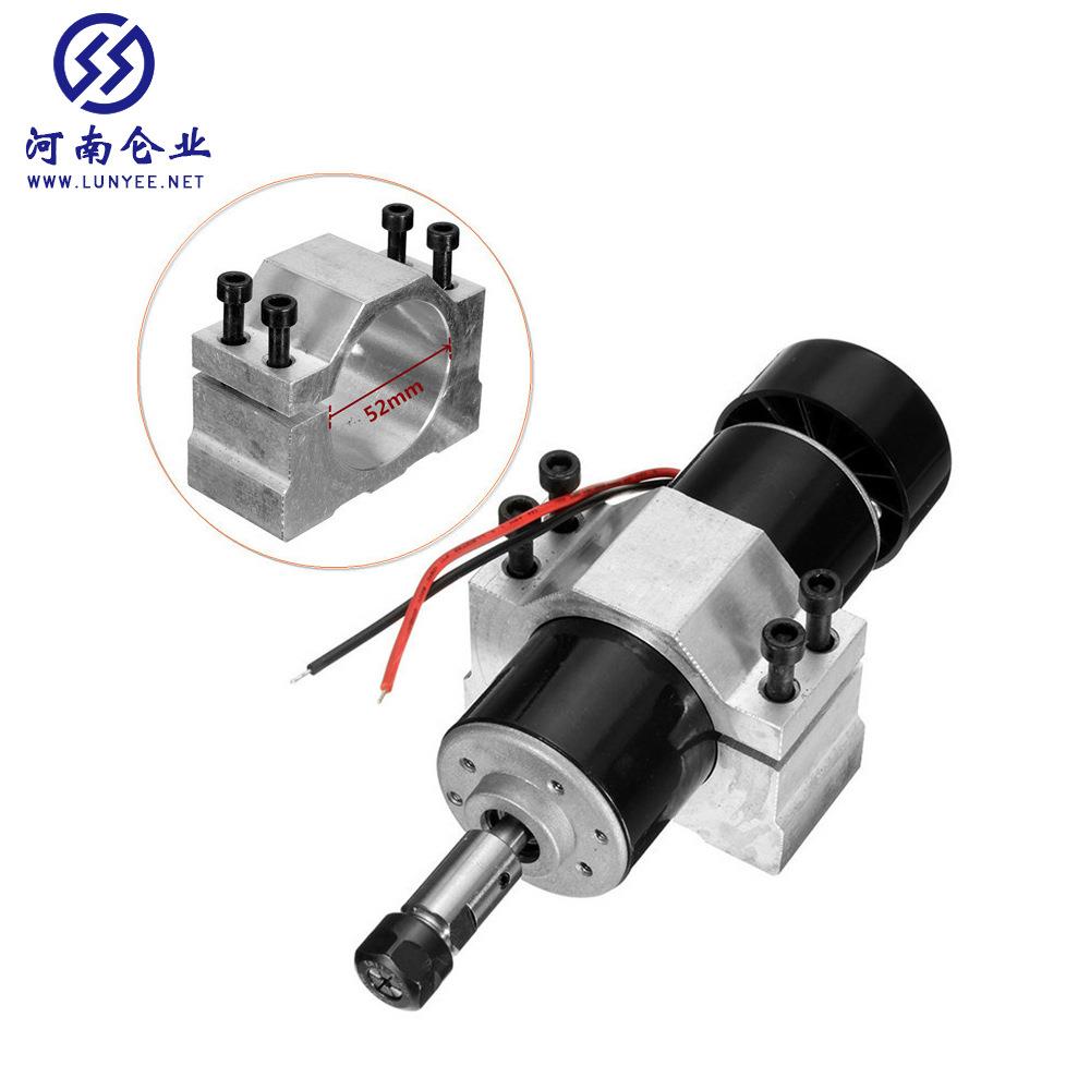 50W直径52mm高速0风冷电机PCB雕刻机主轴ER主11轴配专SP-48V-5用
