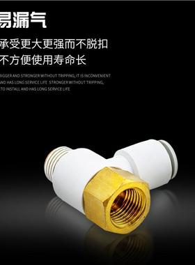 气双头内外螺快插接头KQ2VF04-M5/6-201 动SDCKQ2ZF8-0/100-03S12