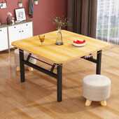 地桌吃家用矮出租屋桌桌四小桌子简易饭桌摆摊正方形方桌餐桌折叠