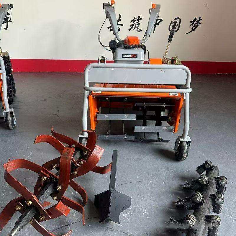 HMZ荒多功能小地型耕四机驱柴油全齿轮旋耕机山地开大马力旋耕碎