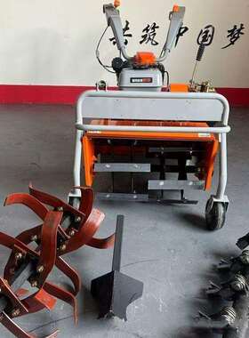 HMZ荒多功能小地型耕四机驱柴油全齿轮旋耕机山地开大马力旋耕碎