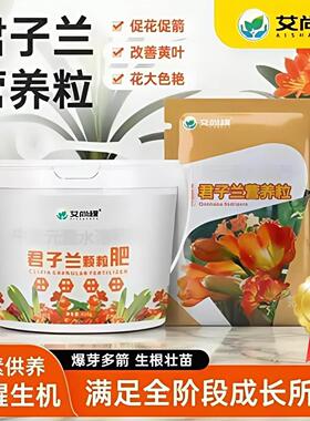 君子兰专用肥盆栽植物覆合肥料缓释肥有机肥料壮苗肥免稀释家用