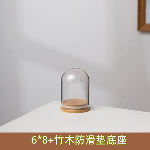 摆设加高品古玩品摆件玻璃罩手模展示盒核雕核桃摆放佛像