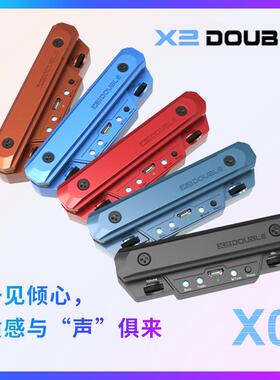DOUBLE吉他拾音器德博X0民谣木吉他打板舞台演出免开孔