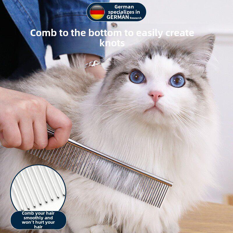 【德国专研】排梳长毛猫专用梳毛器狗毛清理密齿针梳宠物狗狗排梳