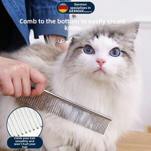 【德国专研】排梳长毛猫专用梳毛器狗毛清理密齿针梳宠物狗狗排梳