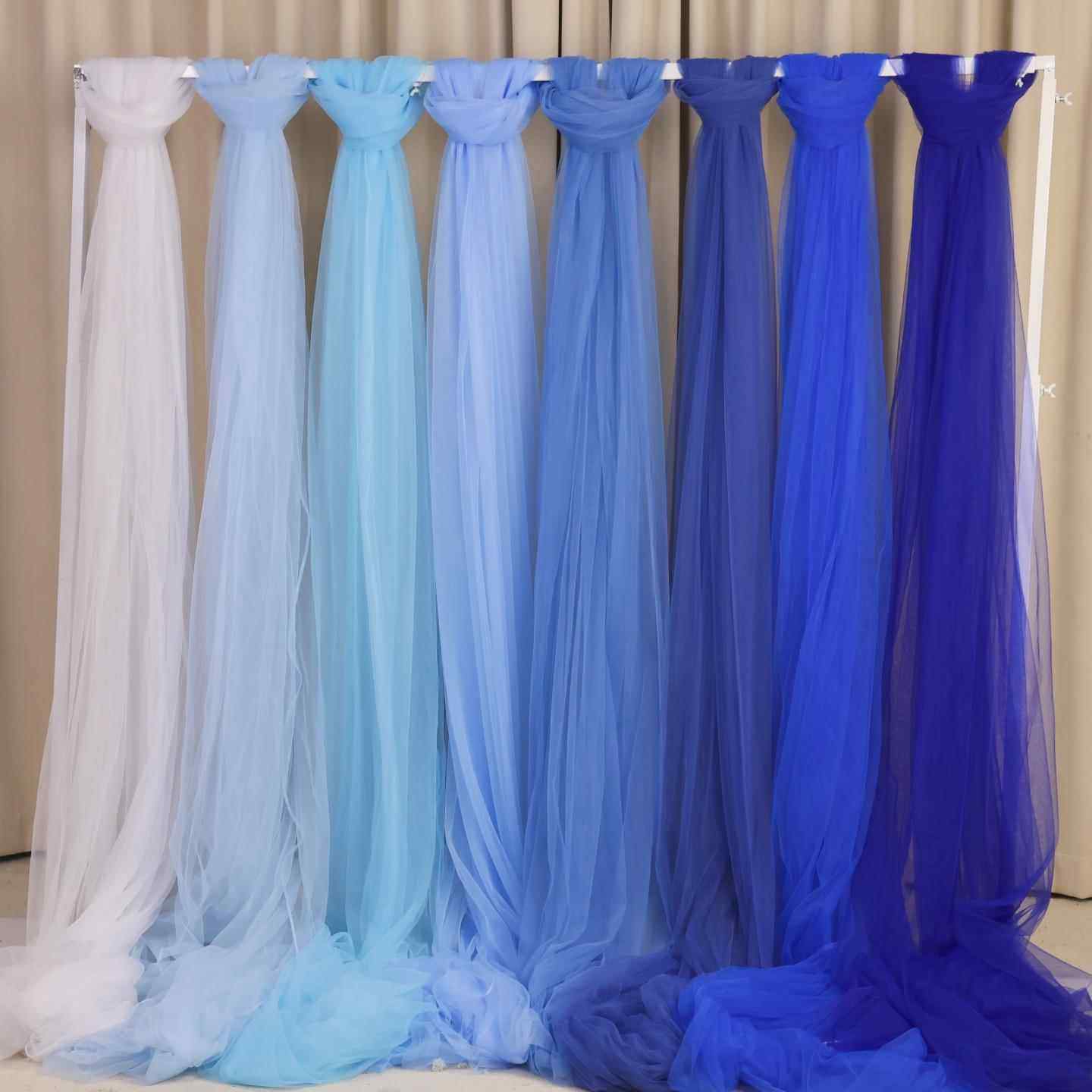 蓝色纱幔场景布置幼儿园环创毕业季舞台装饰吊顶瑞士纱软网纱布料,节庆用品/礼品,节庆布艺用品,淘宝优惠券,粉丝福利购,淘宝优惠卷