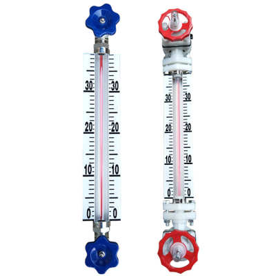 玻璃管水位计 带刻度保护罩消防水池水箱 不锈钢有机玻璃管水位计
