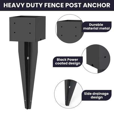 重型地锚栅栏底座 邮箱立柱底座Fence Post Anchor Ground Spike