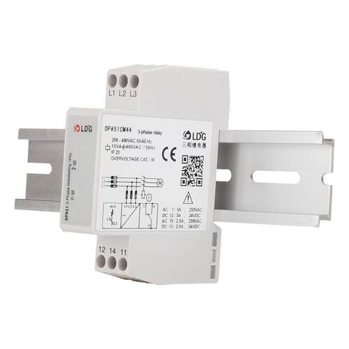 DA51CM4FPB4相保护器相序继电器相过压欠压保护2P0缺三8-480VAC