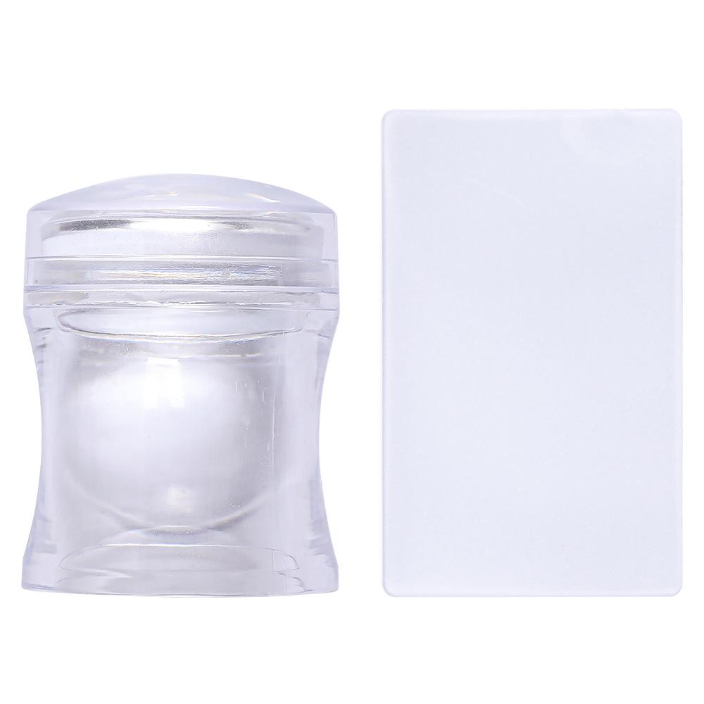 硅胶硅胶印章套装CM刮板美甲工具