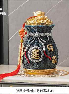 高档聚宝盆招博财客厅古董古书架物玄关装中饰品开业礼品式电视柜