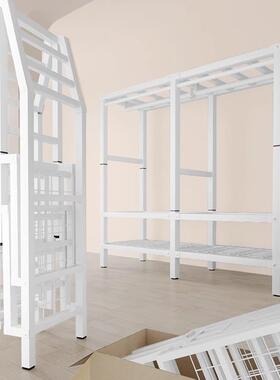 免安装衣柜耐卧室用简易出租房布衣柜用结实折叠组F969M876装钢家