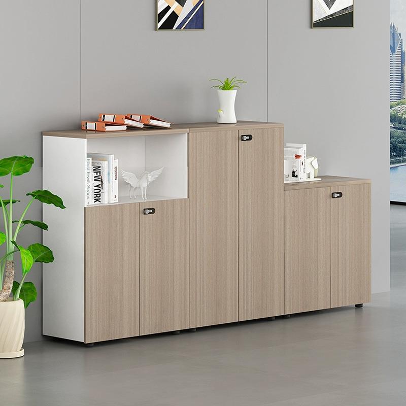 厂家直销办公室文件柜矮柜储物柜打印机柜木质隔断边柜资料柜