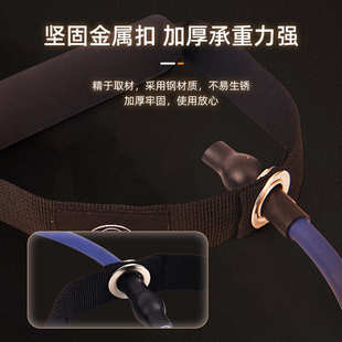 现货多功能拉力器一字拉力绳天然乳胶训练力量瑜伽弹力绳定制