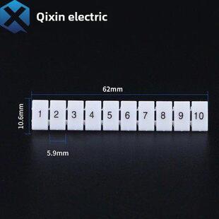 St4 Uk5N Uk3数字编号100个 Uk2.5B 端子附件排标条Zb6