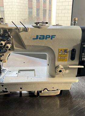 杰福工业缝纫机8420电脑双针机自动剪线自动倒缝自动抬压脚工厂