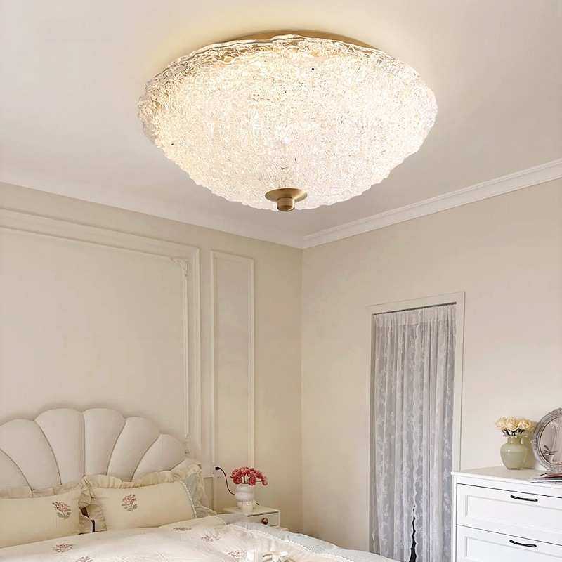 全铜吸顶灯欧式温馨浪漫新款现代简约卧室护眼房间灯主卧灯高级感,家装灯饰光源,智能吸顶灯,淘宝优惠券,粉丝福利购,淘宝优惠卷