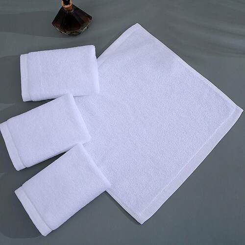 Hotel white cotton towels, suitable for restaurants, canteen