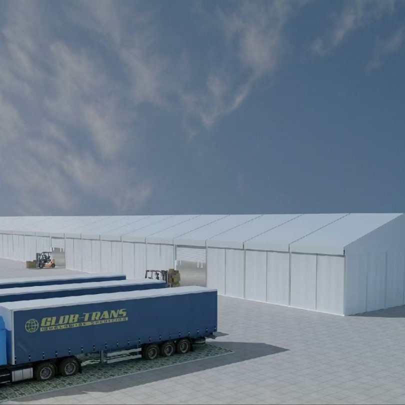 临时厂房防水批发仓储篷房铝合金大型工业仓库库房大帐篷