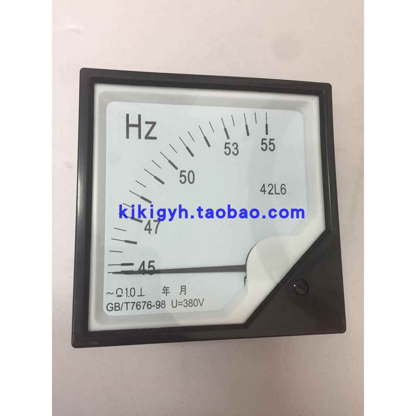 柴油发电机组仪表仪表42L6式频率表45-55Hz频率表赫兹表Hz表