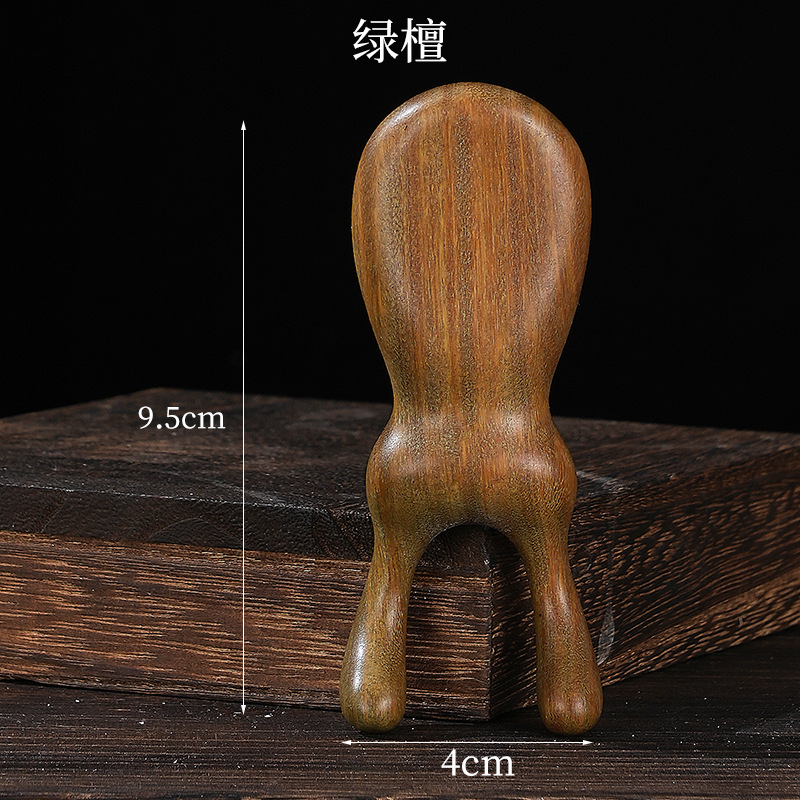 护眼利器紫光檀木按摩按摩木雕