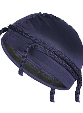 Vintage Twist Turban Head Wraps for Men Stretch Satin Turban