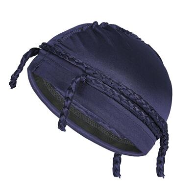 Vintage Twist Turban Head Wraps for Men Stretch Satin Turban