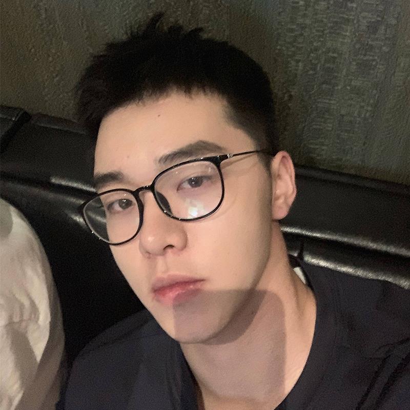 高档版平光镜配近视框女黑框潮镜男无度数韩眼防蓝光眼镜防辐射超