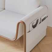 极简轻奢客厅休闲单人沙发售楼部接待厅酒店懒人沙发螃蟹椅小户型