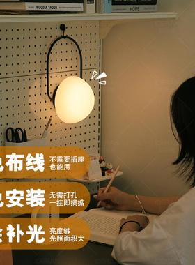 宿LMD-6469舍阅读灯学学习充电装壁挂式磁吸安照明超生亮氛围l免e
