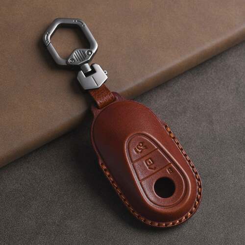 直销适用于奔驰车钥匙套c级c260lc200s450l真皮包扣