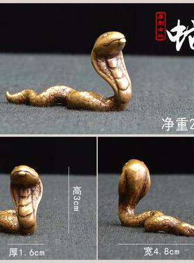 高档二生肖铜摆狗饰纯铜吉祥物1马2生肖饰品鼠牛虎兔龙蛇羊猴鸡十