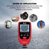 涂金层测厚仪铁铝两用高精度漆膜仪汽油漆面属厚度检测GM998仪测