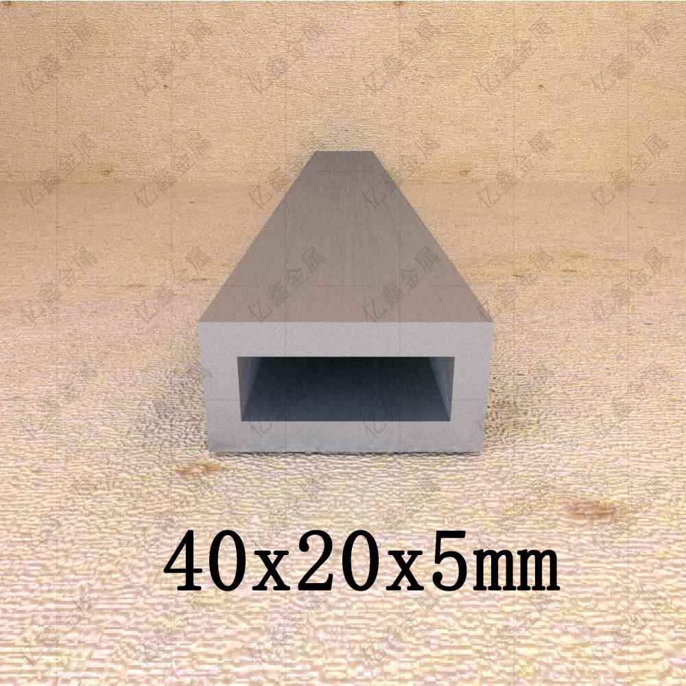 铝方管40x20mm加厚铝合金型材铝方通矩形管吕方通加厚定色喷涂木