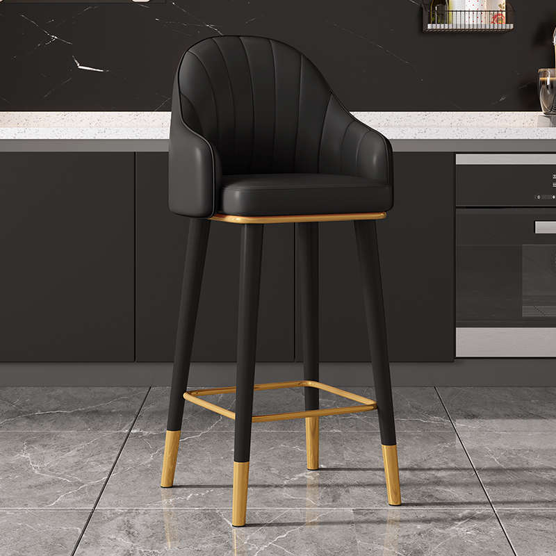 轻奢吧台椅岛台椅子酒吧高脚凳高吧椅家用高脚椅收银台前台椅吧椅